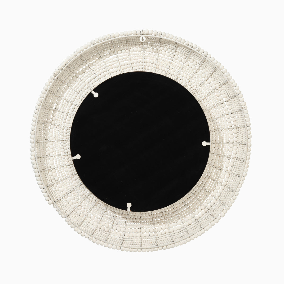 Arlena Mirror in White