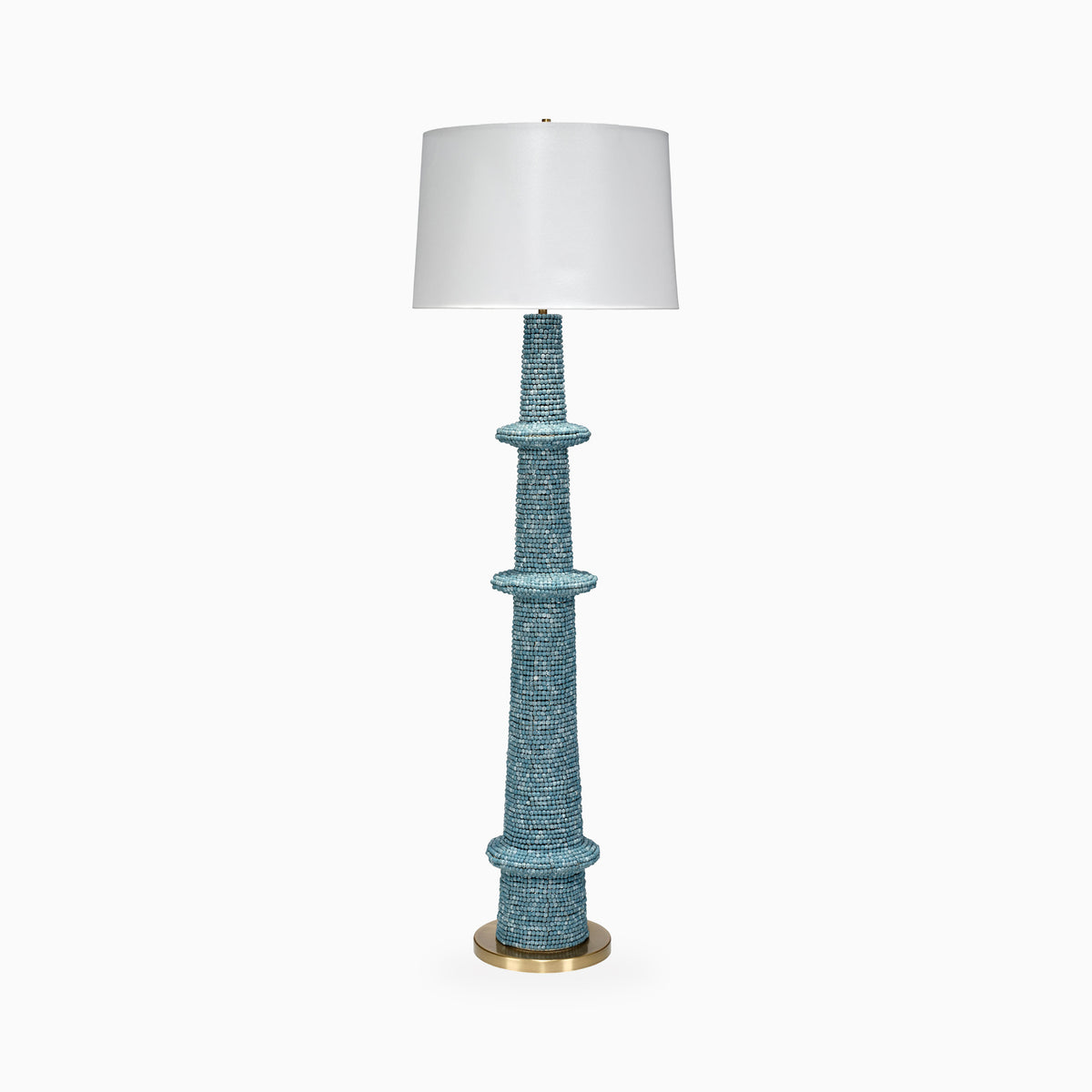 Piero Floor Lamp in Blue