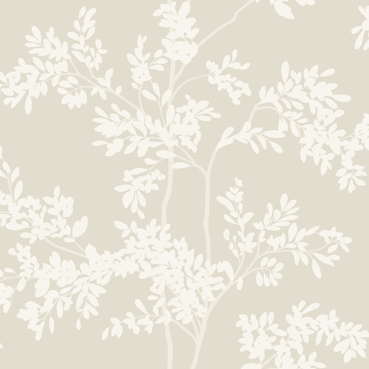 Isola Wallpaper in Light Taupe/White