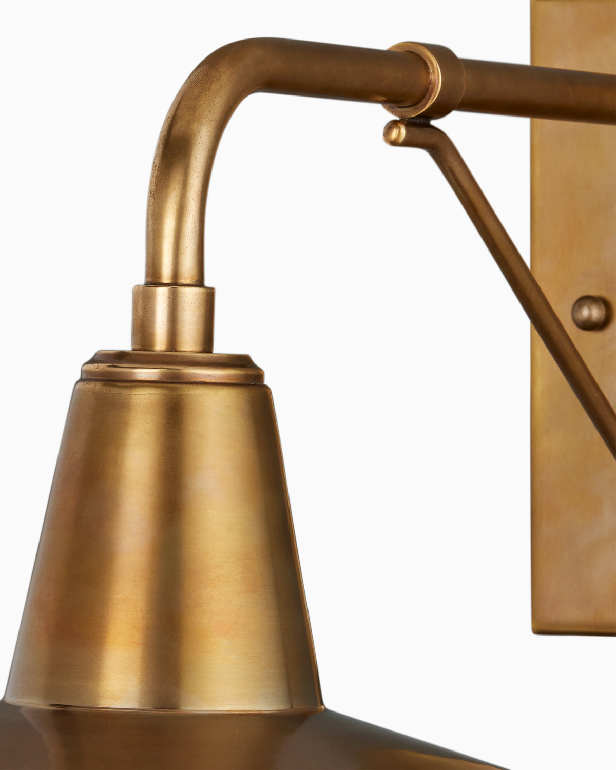 Prescott Outdoor Wall Sconce in Antique Brass