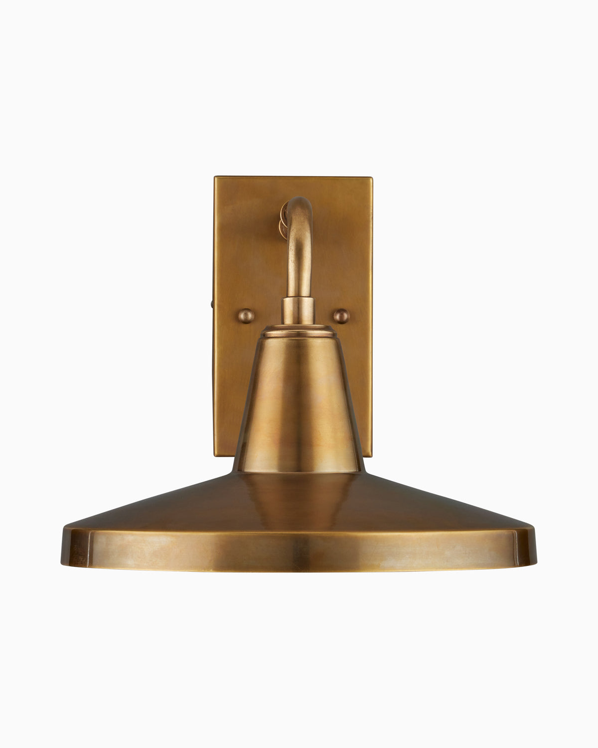 Prescott Outdoor Wall Sconce in Antique Brass