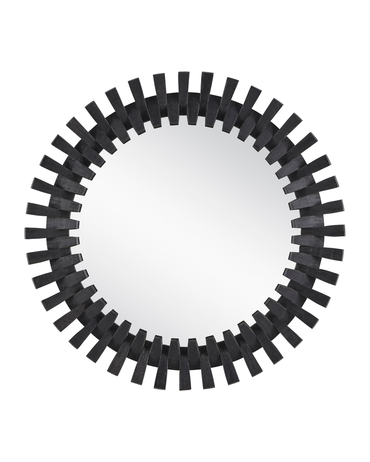 Bellmere Round Mirror in Black