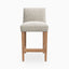 Oliver Bar Stool in Matte/Bone