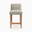 Oliver Bar Stool in Matte/Mushroom