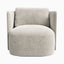 Ivo Swivel Chair in Bone