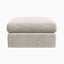 Ronan Ottoman in Bone, Small