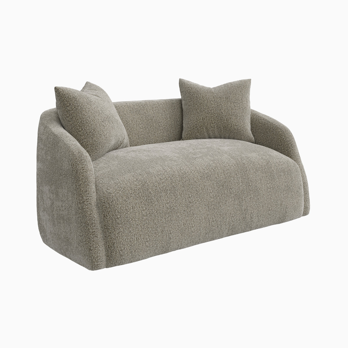 Marek Loveseat in Mushroom, 72"