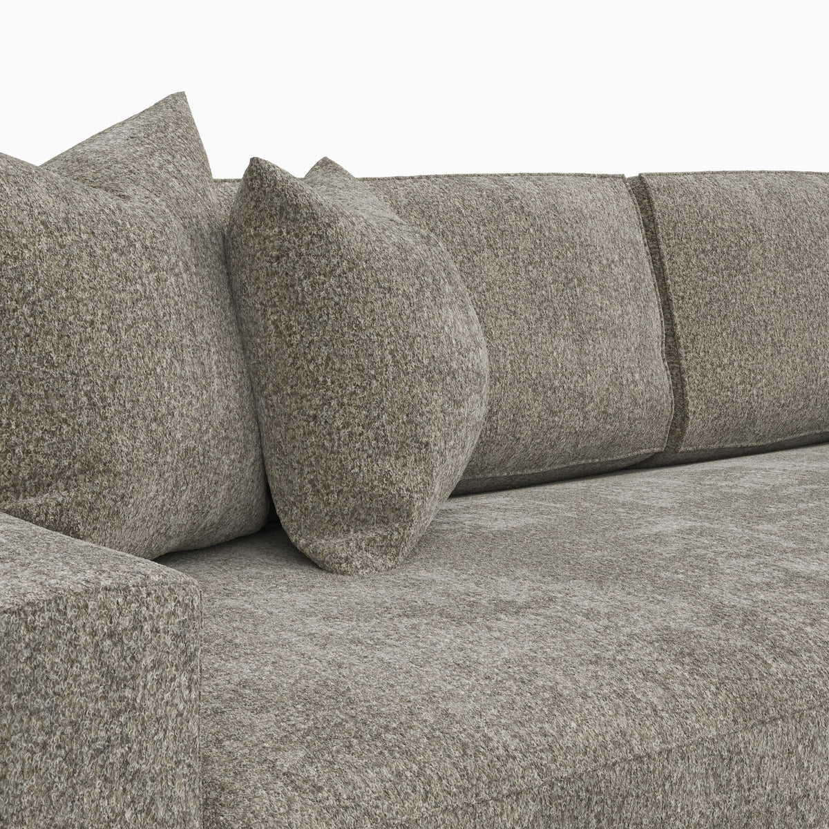 Aleric Sofa in Mushroom, 110"