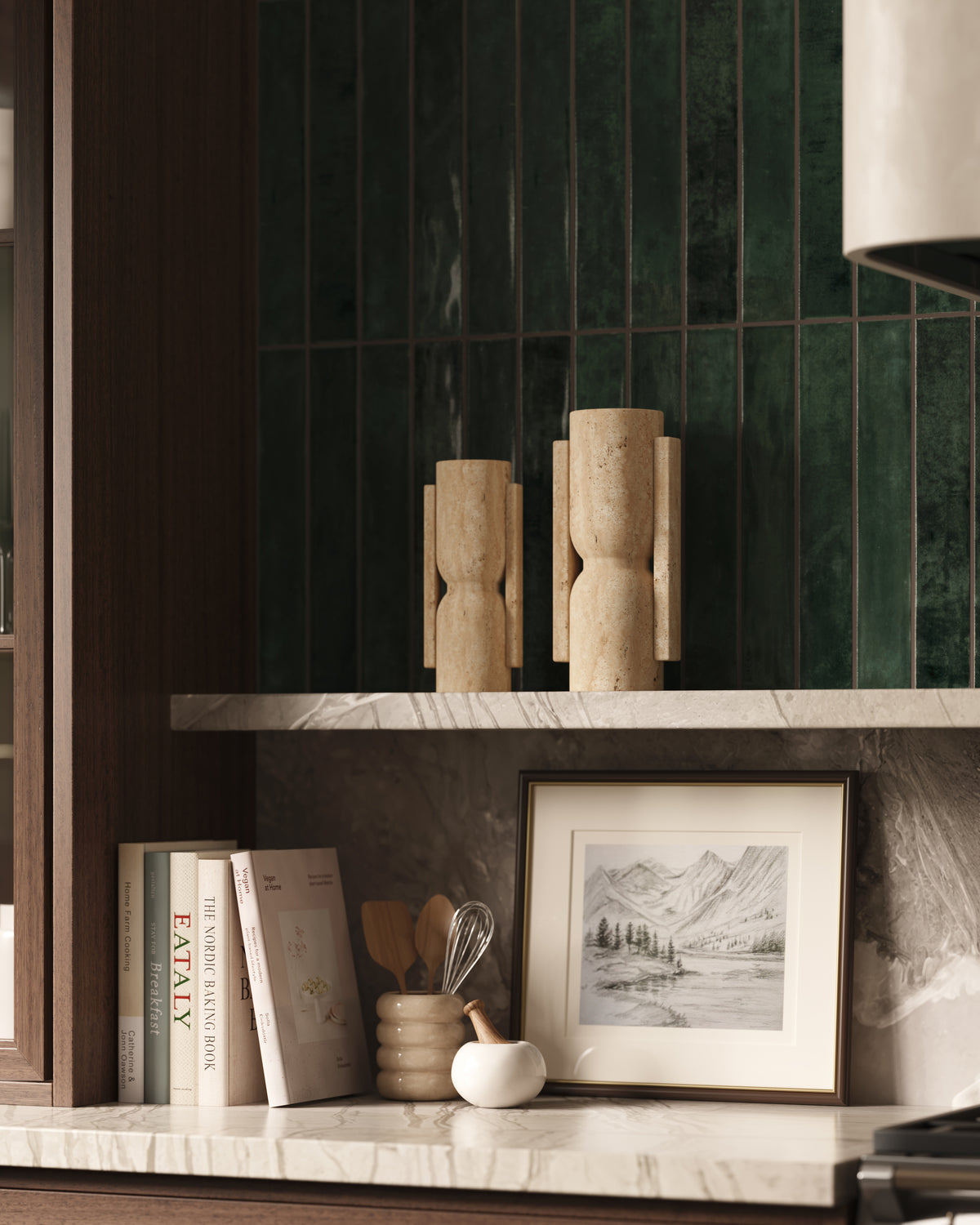 Jaden 2.5 x 16 Glossy Ceramic Tile in Hunter