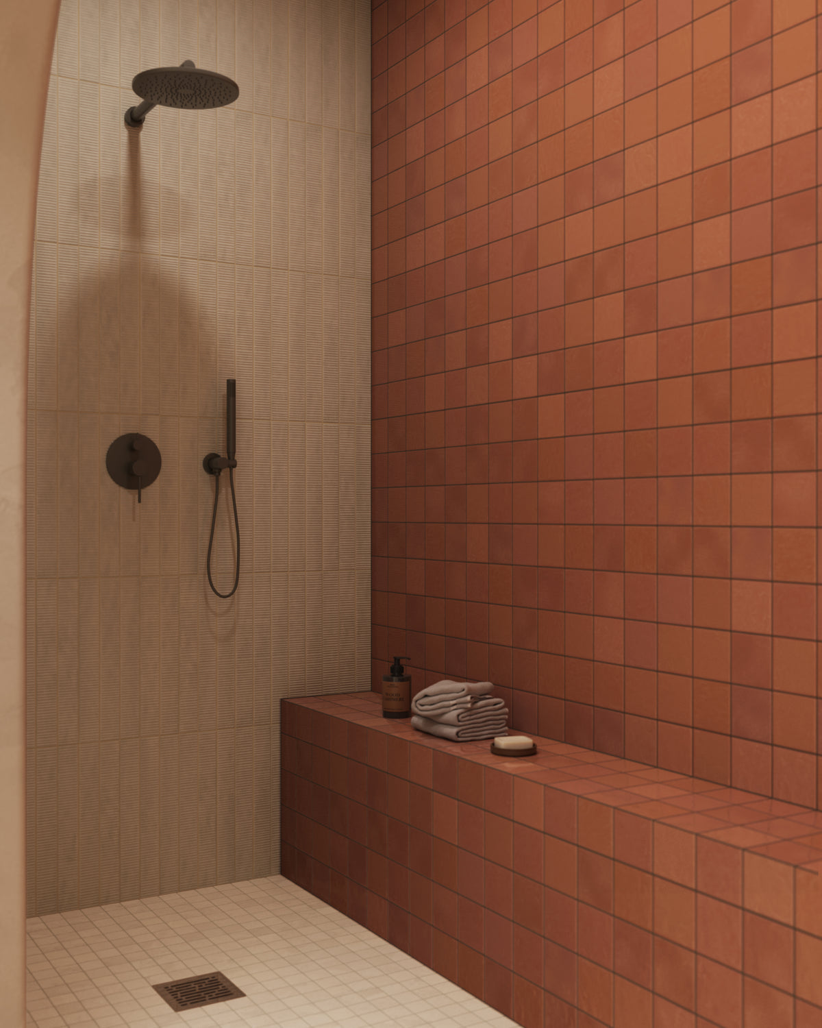 Aurora 2 x 2 Matte Porcelain Mosaic Tile in Beige