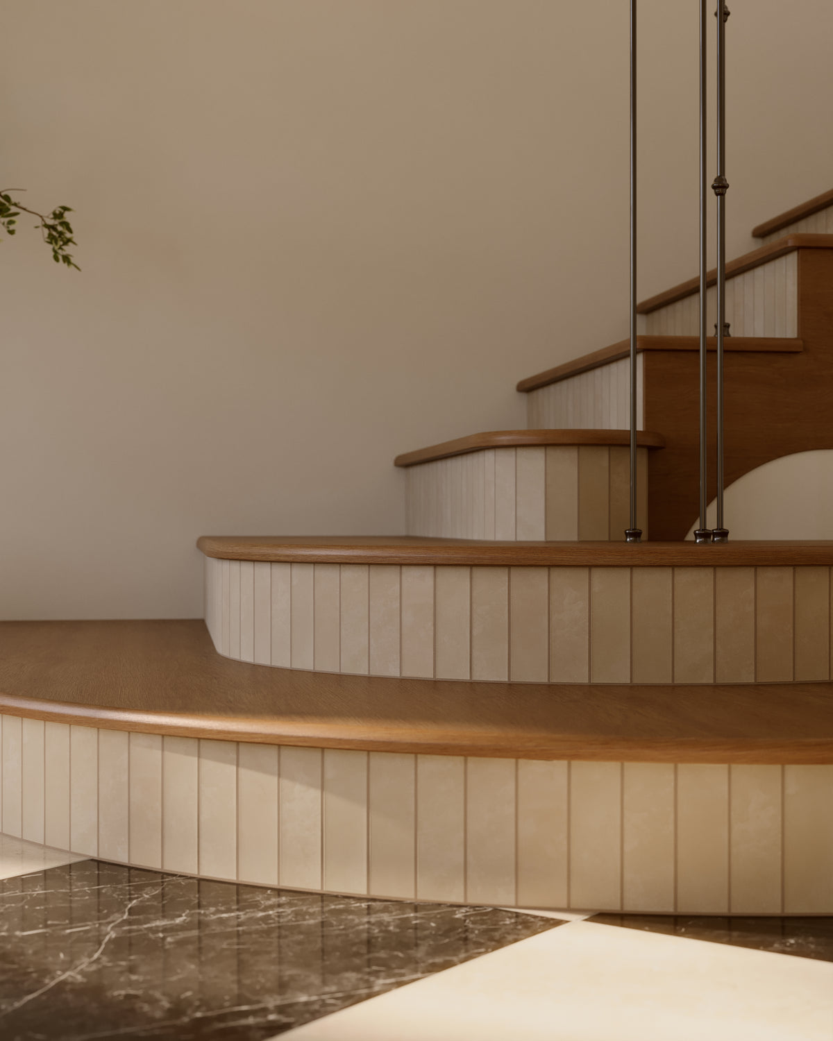 Isabel 2 x 6 Matte Porcelain Tile in Almond Mist