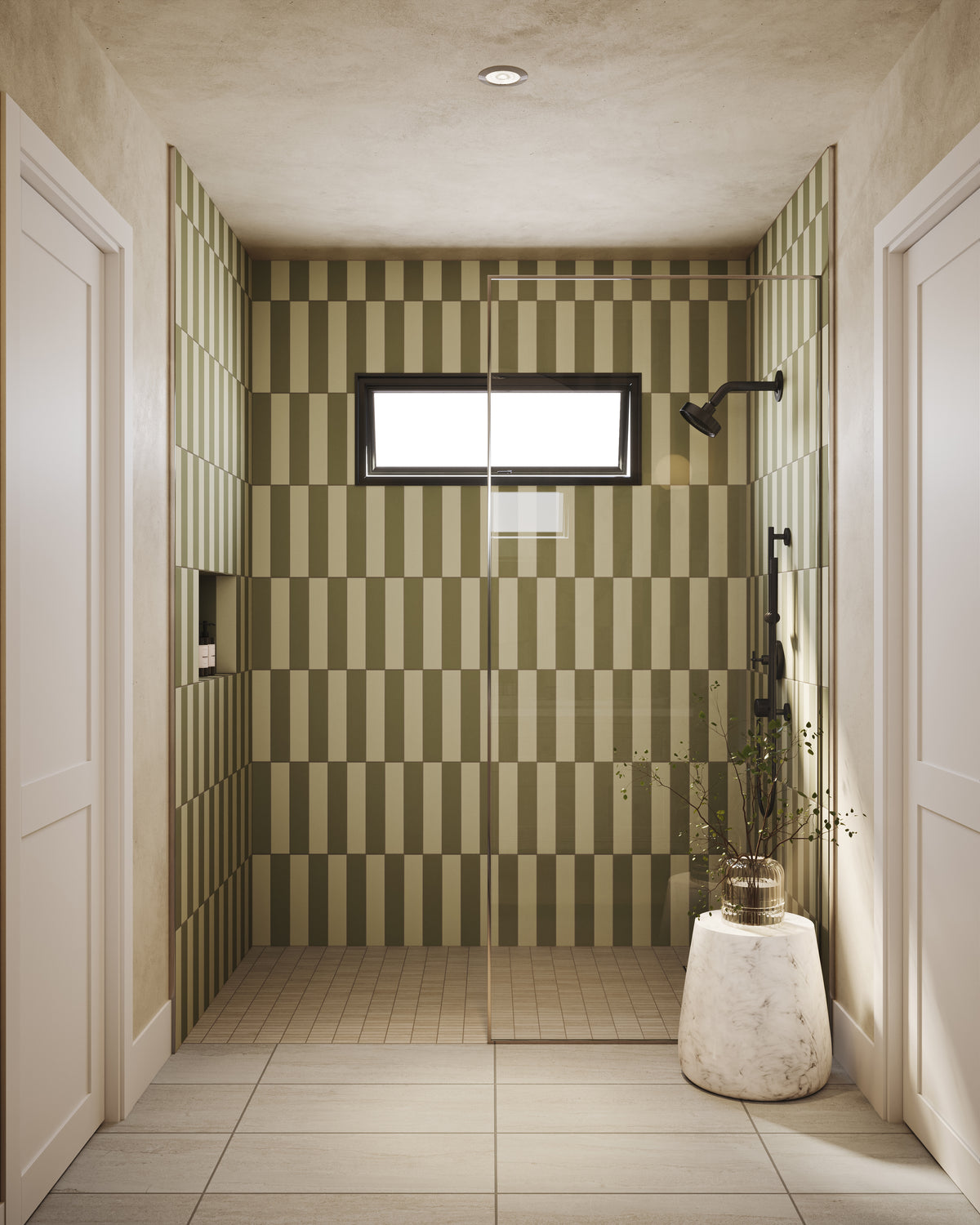 Merrick 3 x 11 Matte Porcelain Tile in Folk Green