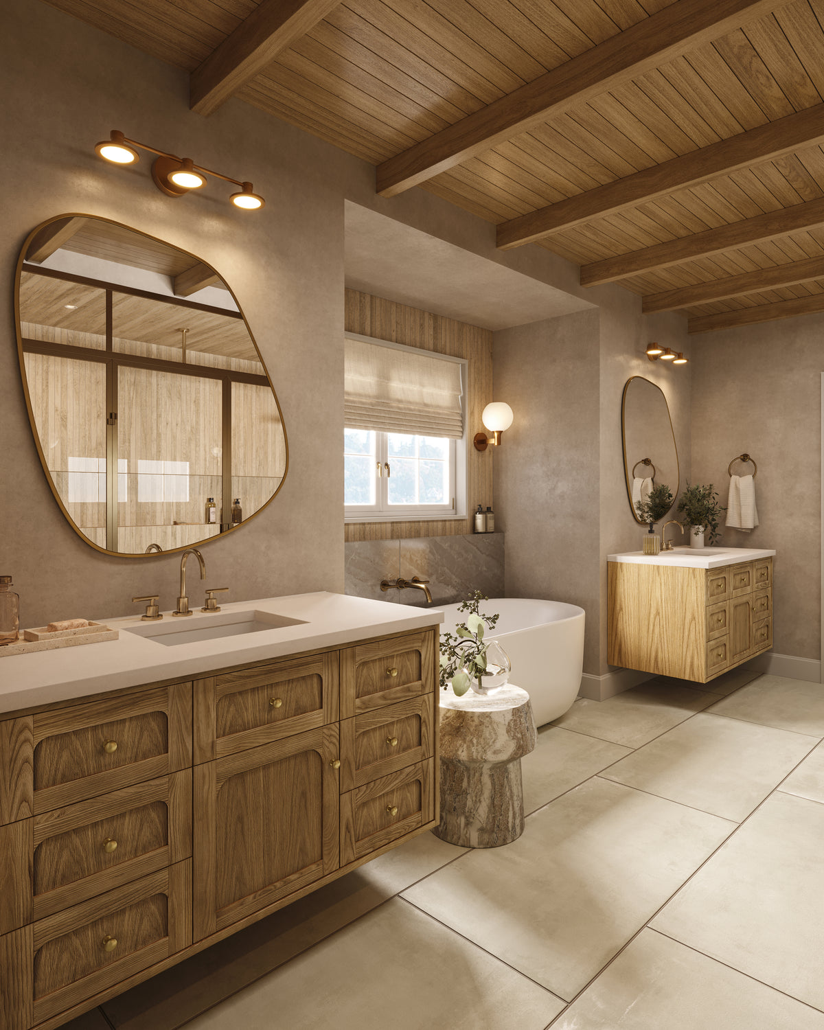 Elliot 24 x 48 Matte Porcelain Tile in White