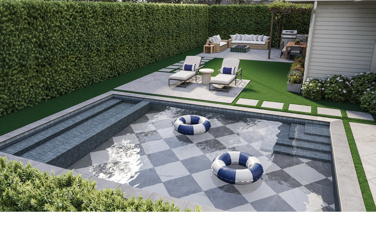 Bowden 24 x 24 Grip Porcelain 2cm Paver in Oat