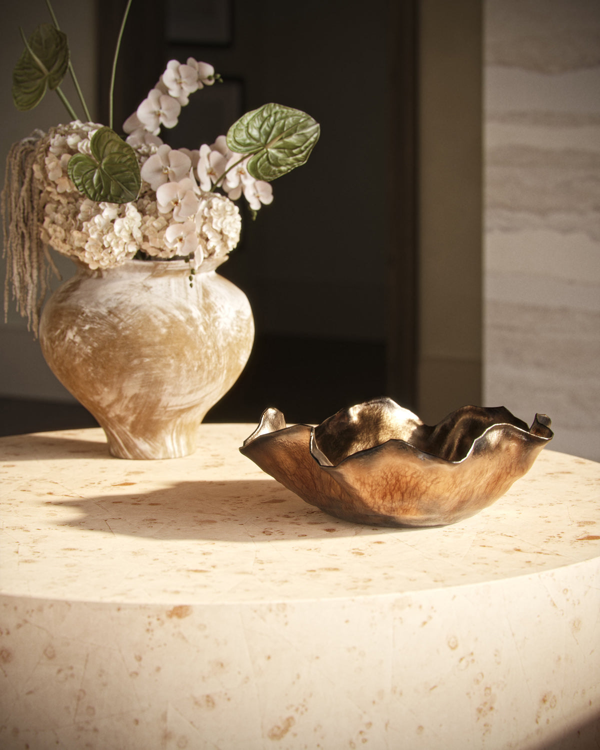 Maelor Bowl in Gold